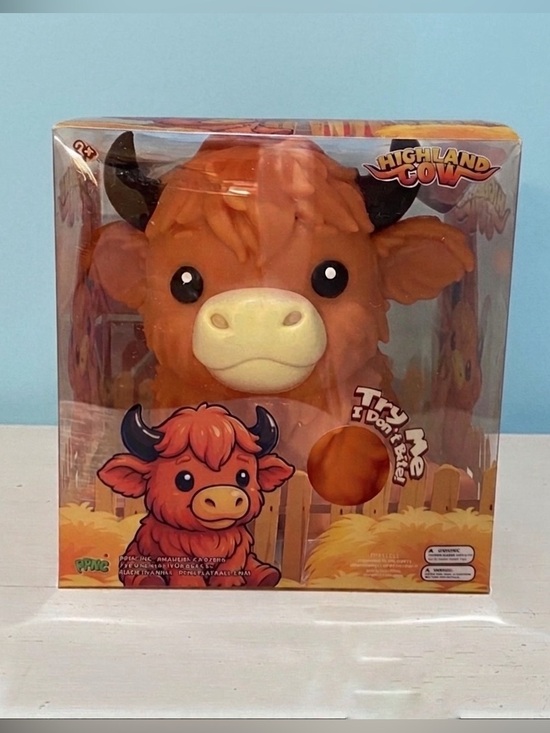 Highland Cow Other - Highland Cow Squihy Jumbo New Release Sealed -TikTok Viral/Trending NIB 🐂